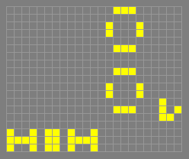 Game of Life pattern ’PD-pair_reflector’
