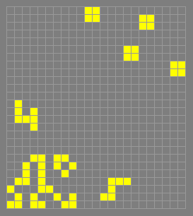 Game of Life pattern ’R64’