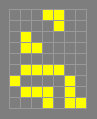 Game of Life pattern ’cis-beacon_on_anvil’