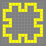 Game of Life pattern ’cross_(2)’