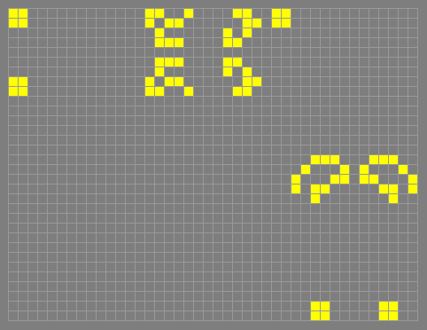 Game of Life pattern ’edge_shooter’