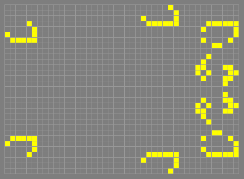 Game of Life pattern ’glider_train’