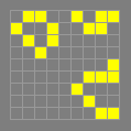 Game of Life pattern ’loafer_(1)’