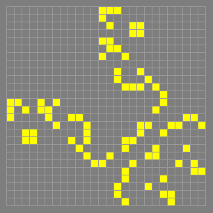Game of Life pattern ’lobster’