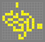 Game of Life pattern ’p6_pipsquirter’
