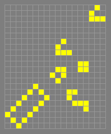Game of Life pattern ’p8_bouncer’