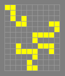 Game of Life pattern ’pentant’