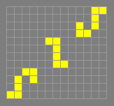 Game of Life pattern ’pentoad’