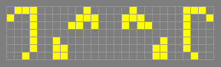 Game of Life pattern ’puffer’