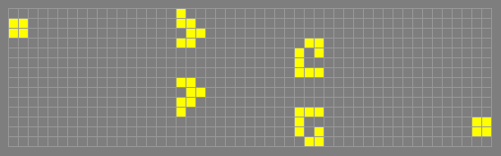 Game of Life pattern ’twin_bees_shuttle_pair’